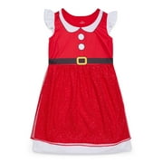 Mrs. Claus Toddler Girls Holiday Nightgown, Sizes 2T-5T