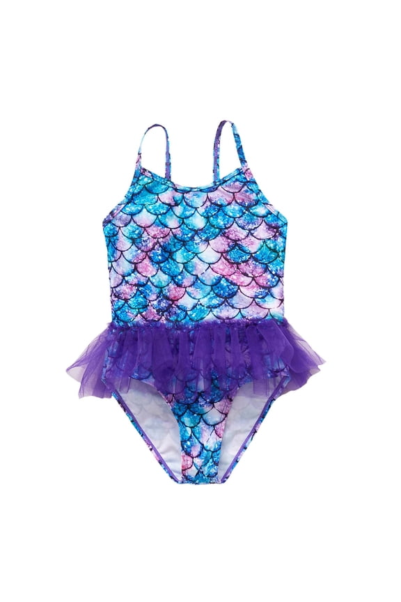 Toddler Girls One Piece Swimsuits Cute Bathing Suits Swimwear Size 3-4T