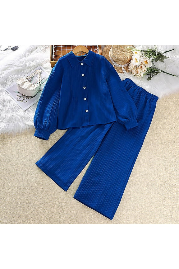 Toddler Girls Outfit Sets Autumn Winter Long Sleeve Green Tops Pants 2Pcs Clothes Clothes Holiday Wear