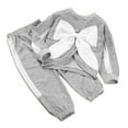 thumbnail image 1 of Toddler Girls Outfits Kids Baby Long Sleeve Bowknot Tops Sweatshirt Solid Pant Trousers Set 2Pcs Girls' Clothing Size 4-5T, 1 of 8