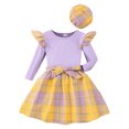 thumbnail image 1 of Toddler Girls Outfits Long Sleeve Printing Tops Skirts Casual Sets Warm Fall Winter Clothing Set for Girls Size 5-6T, 1 of 8