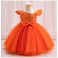 thumbnail image 1 of Toddler Girls Pageant Party Sequin Dress Ruffle Wedding Ball Gown, 1 of 4