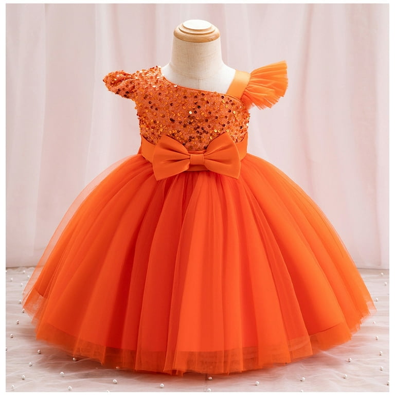 Toddler Girls Pageant Party Sequin Dress Ruffle Wedding Ball Gown -  Walmart.com