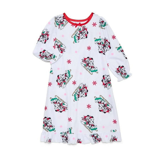 Mickey Mouse Toddler Girls Pajama Nightgown, Sizes 2T-5T