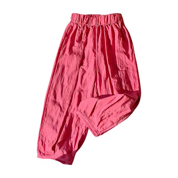 Toddler Girls Pants Baggy Pants Kids Lightweight Summer Pants For Everyday Wear Spring Fall Trousers Long Pants Clothes Girls 3-4 Years