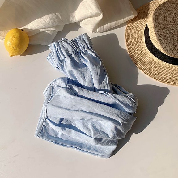 Toddler Girls Pants Casual Active Pants Lightweight Trousers For Daily Wear Summer Fall Long Pants Clothes For Girls 2-3 Years