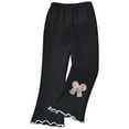 thumbnail image 1 of Toddler Girls Pants Casual Flare Leg Trousers Kids Spring Autumn Fashion Long Pants Clothes Size 3-4T, 1 of 4