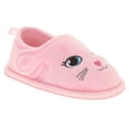 thumbnail image 1 of Toddler Girls Pink Kitty Cat Loafer Style Slippers Animal House Shoes Small 5-6, 1 of 1