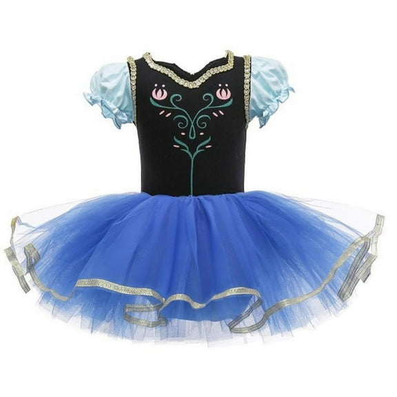 Toddler Girls' Princess Ballet Tutu Dress Anna Dress Up Fancy Dance Wear Outfit Costume