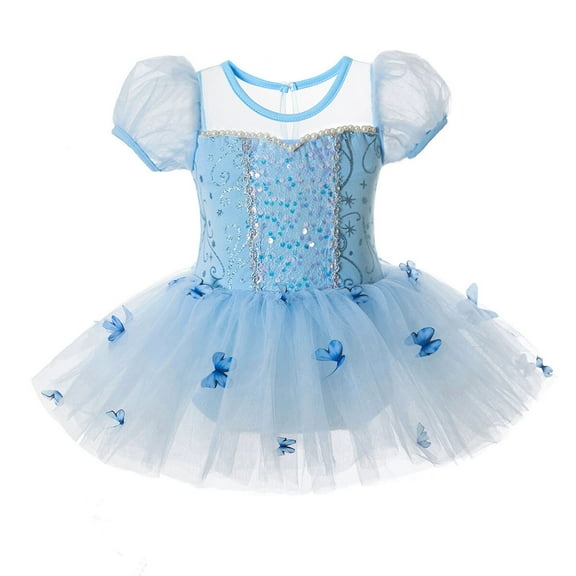 Toddler Girls Princess Ballet Tutu Dress Halloween Costume, Size 2-3T