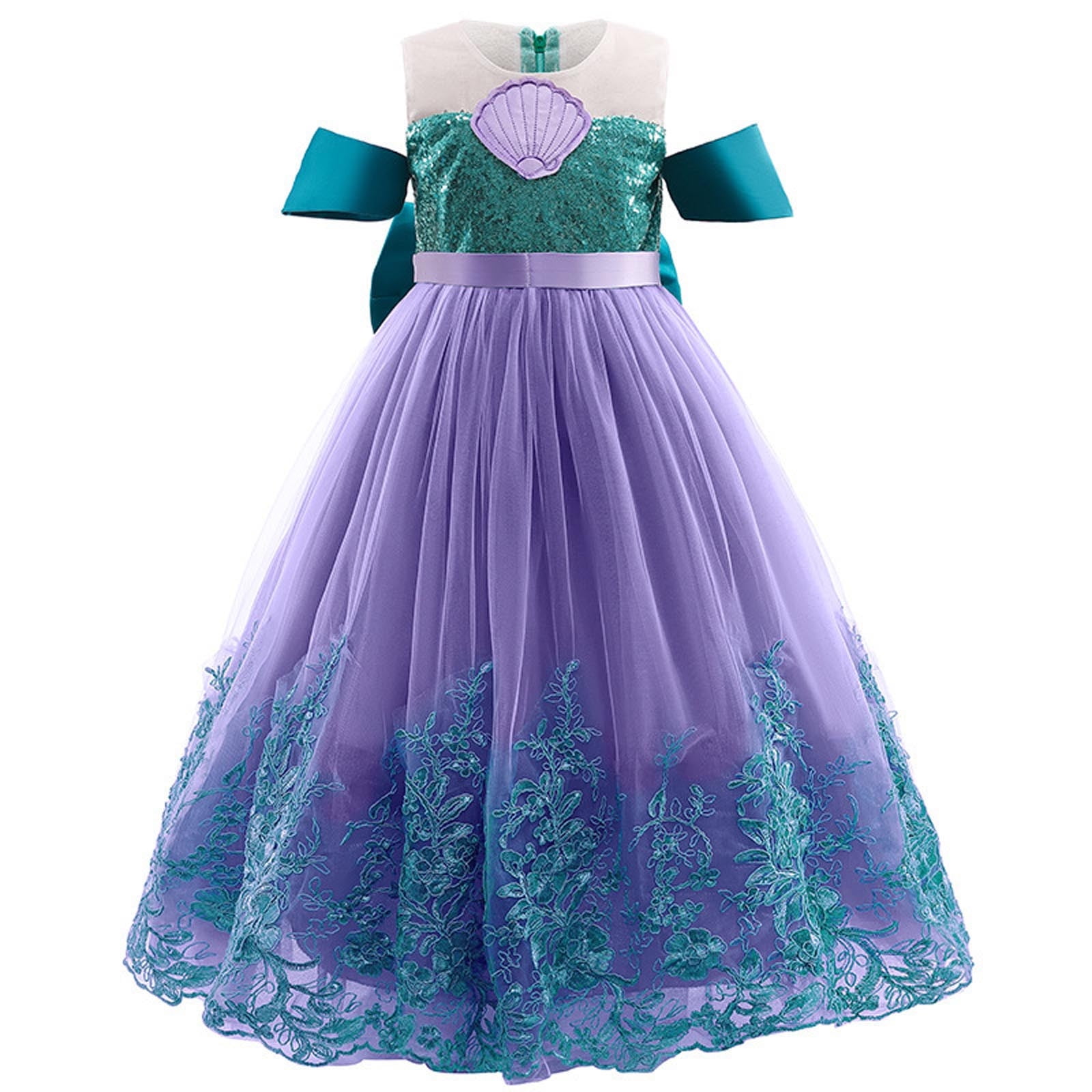 Princess Elsa Dress Kids Toddler Girls Party Prom Clothes Size 3 4 5 6 7 8