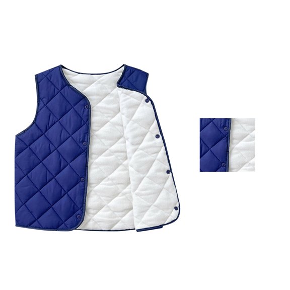 Toddler Girls Puffy Vest Cotton Girls' Outerwear Jackets & Coats Boys' Outerwear Vests Kids Vest Girls 2-3 Years