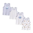 thumbnail image 1 of Toddler Girls Racerback Tank Tops 4 Pack Sleeveless Soft Breathable for Gymnastics Dance and Everyday Playtime 2T-12Years, 1 of 5