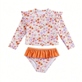 thumbnail image 1 of Toddler Girls Rash Guard Sets with Bikini Bottoms Swimwear（4-7Y）, 1 of 5