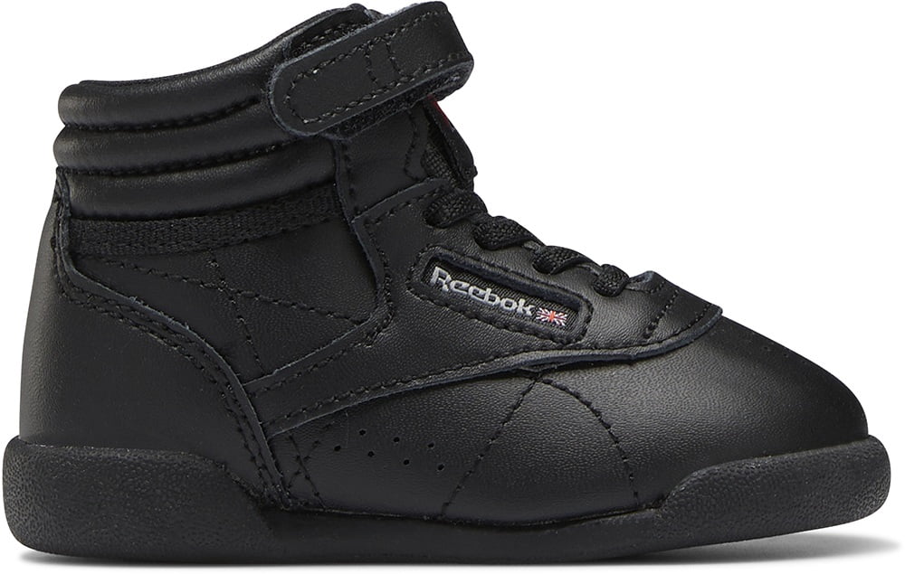 Toddler Girls Reebok Freestyle High Shoe Size 8 Black Black Grey