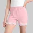 thumbnail image 1 of Toddler Girls Safety Shorts Cotton Stretch Pull-on Bloomers with Lace Trim Under Dress Shorts for Party Kindergarten, 4T-13Y, 1 of 6