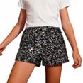 thumbnail image 1 of Toddler Girls Sequin Shorts Elastic Waist Sparkly Shiny Hop Outfits Girl Shorts 3-4 Years, 1 of 3