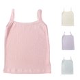 thumbnail image 1 of Toddler Girls' Shirts Sleeveless Top Children's Summer Candy Color Vests Size 18-24 Months ,Gray, 1 of 7