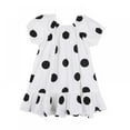 thumbnail image 1 of Toddler/Girls Short Sleeve Casual A-Line Polka Dot Dress 1-7 Years, 1 of 6