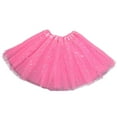 thumbnail image 1 of Toddler Girls Skirts Girls Sequin Skirts, Toddler Tutus Tulles Dance Skirts, Girls Birthday Princess Ballets Skirt Short Petticoat Skirt for Girls 3-9Y, 1 of 5