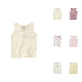 thumbnail image 1 of [Toddler Girls Sleeveless Shirts], Round Neck, Cartoon Graphic Design, Sports Performance, Y2K Style, 1 of 3