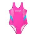 thumbnail image 1 of Toddler Girls Sleeveless Printing Beach Bathing Baby Suit Girls Sports 1 Piece Swimwear Swimsuit,Size 8 Years-9 Years, 1 of 4
