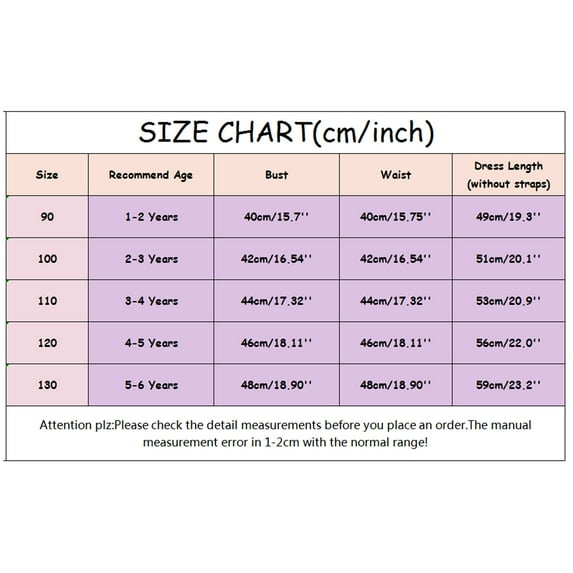 Toddler Girls Sleeveless Strap Summer Beach Dresses Casual Clothes Size 3-4T