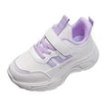 thumbnail image 1 of Toddler Girls Slip On Sneakers Kids Waterproof Pu Leather Non Slip Walking Shoes Lightweight Child Sports Shoes, 1 of 8