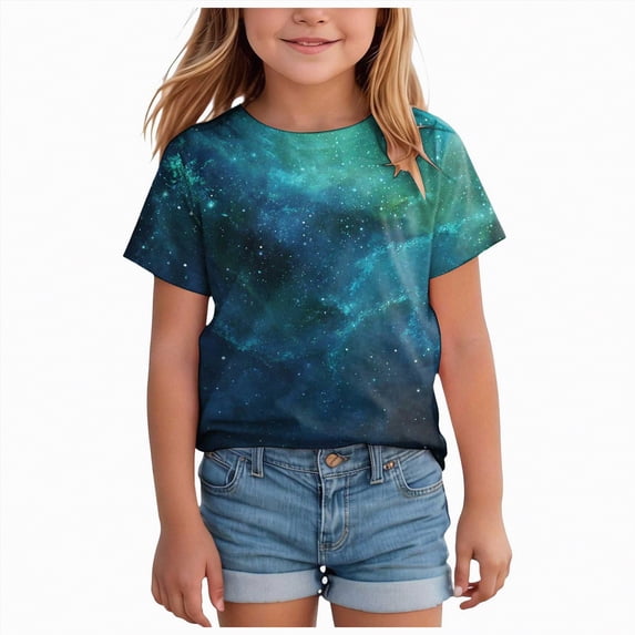 Toddler Girls Soft Cotton Short Sleeve T-Shirts 24 Months 2t 3t 4t 5t 6t 7t Kids Casual Summer Tops Crew Neck Basic Daily Wear Tees Gibobby,2-3 Years,Light Pink
