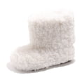thumbnail image 1 of Toddler Girls' Soft and Cozy Winter Booties: Fuzzy Lined, Non-, for Cold Days, 1 of 4