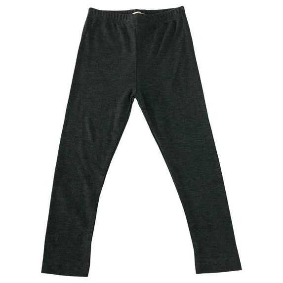 Toddler Girls Solid Comfort Stretch Soft Active Leggings for Spring Fall Grey 3T (P201518P)