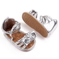 thumbnail image 1 of Toddler Girls Summer Bowknot Sandals Baby Soft Sole Flat Shoes Pre-Walking Shoes, 1 of 5