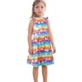 thumbnail image 1 of Toddler Girls Summer Clothes Rainbow Sleeveless Dress Spring Sundress Size 8 (Rainbow-270), 1 of 6