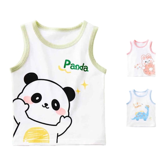 Toddler Girls Summer Cute Tops Sleeveless Strap Tank Top Outerwear Size 3-4T ,Green