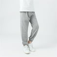 thumbnail image 1 of Toddler Girls SweatpantsAdjustable Drawstring Casual Pants with Pockets Boys Solid Pants Grey Joggers for Boys Kids Spring Fall Sweatpants Size 9-10 Years, 1 of 3