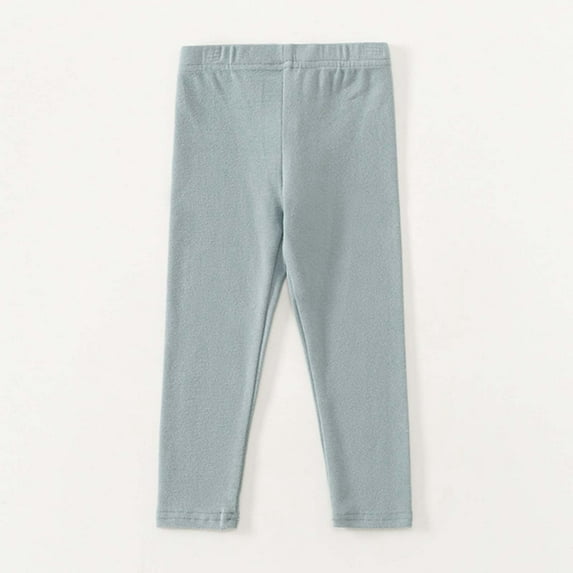 Toddler Girls SweatpantsDrawstring Pants with Pockets Girls Solid Pants Sky Blue Pants for Girls Boys Joggers Size 4-5 Years