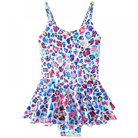Toddler Girls Swimsuit 4-12 Years One Piece Bathing Suits New Style Swimwear Beach Sling Swimsuit for Kids Gilrs