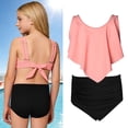 thumbnail image 1 of Toddler Girls Swimsuits Ruffled Two Piece Bathing Suit with Chest Pad Swimsuit Toddler 2-3 Years, 1 of 6