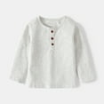 thumbnail image 1 of Toddler Girls T Shirt Solid color Grey Long Sleeve Shirt Boys Crewneck Tee Cotton Casual Kids Sweatshirt Girl Tops 18-24 Months Cute&nbsp;Boy Girl&nbsp;Clothing, 1 of 2