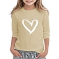 thumbnail image 1 of Toddler Girls' T Shirts Short Sleeve Crewneck Graphic Tee Top Casual Blend Clothes, 1 of 4
