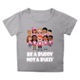 thumbnail image 1 of Toddler Girls Tops & T-Shirts Kids Cartoon Letter Print Round Neck Short Sleeve Casual Child Pullover T Shirts Activewear,Gray,4-5 Years, 1 of 4