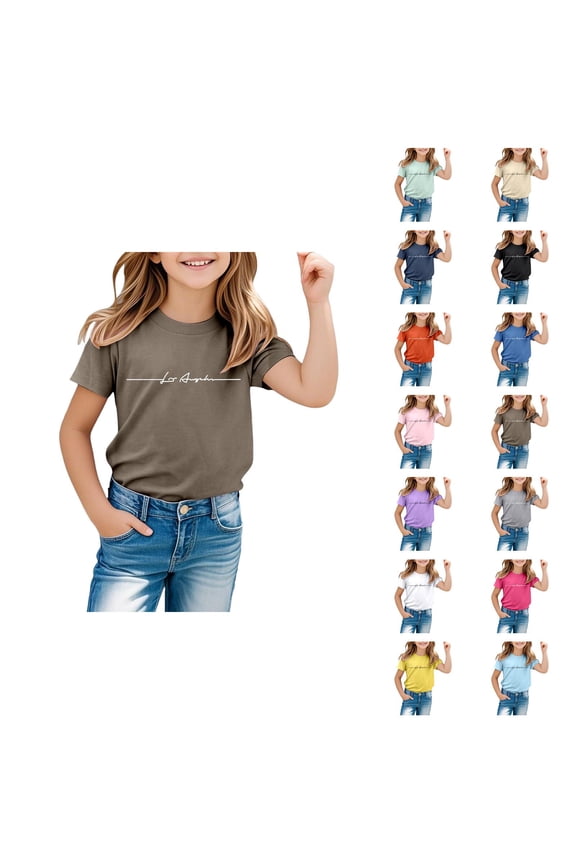 Toddler Girls Tops with Luminous Animal Prints Long Sleeve Shirts for Kids Glowing Graphic Tees Unique Childrens Clothing for Spring and Autumn
