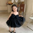 thumbnail image 1 of Toddler Girls Tulle Sleeveless Bow Princess Dress Baby Girl Tutu Dress Sundress, 1 of 4