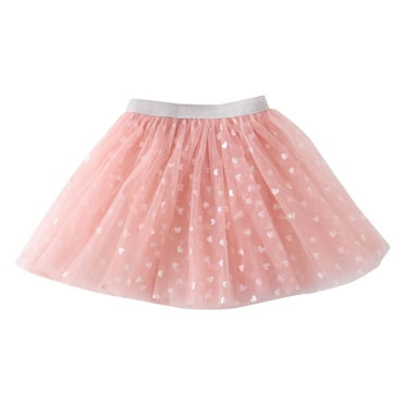 Toddler Girls Tutu Skirt Baby Soft Fluffy Party Mesh Snowflake Print Costome Dance Princess Tulle Skirts for Girls Size 4-5T