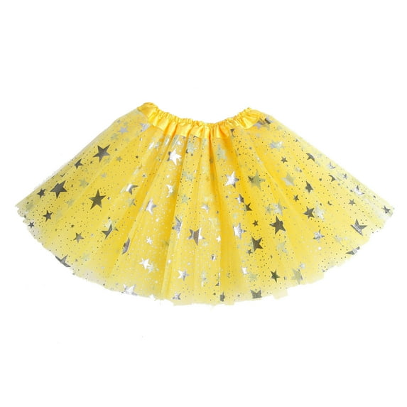 Toddler Girls Tutu Skirt Birthday Party Performance Cute Fashion Printing Tulle Skirts for Girls Size 2-5T