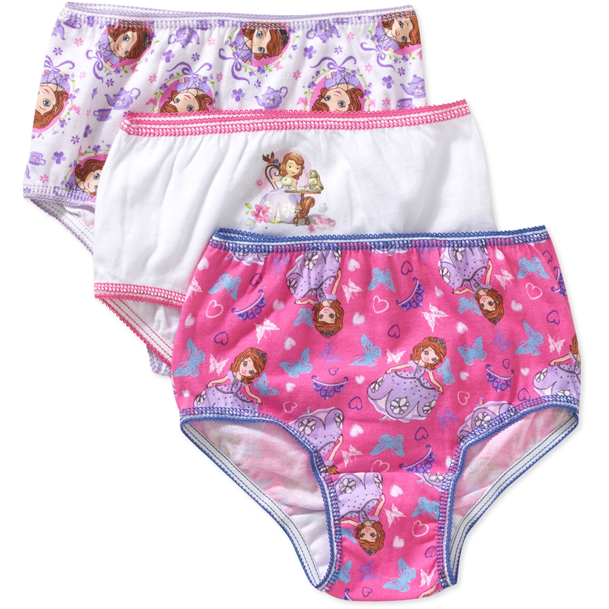 Toddler Girls Underwear, 3 Pack 