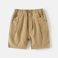 thumbnail image 1 of Toddler Girls Uniform Gold Summer School Pants for Girls Summer Clothes for Girls 18-24 Months, 1 of 3