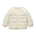 thumbnail image 1 of Toddler Girls Winter Coat Puffer Jacket Zip up Long Sleeve Lightweight Windproof Down Jacket Outdoor Coats 3-4 Years Winter Coat Boys, 1 of 8