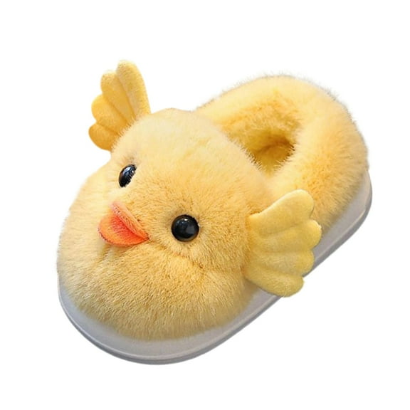Toddler Girls Winter Indoor Slippers Girls Indoor Slippers Boys Plush Slippers Memory Foam Boys House Slippers Closed Toe Slippers for Girls Toddler Girls New Year Gifts 2-3 Years