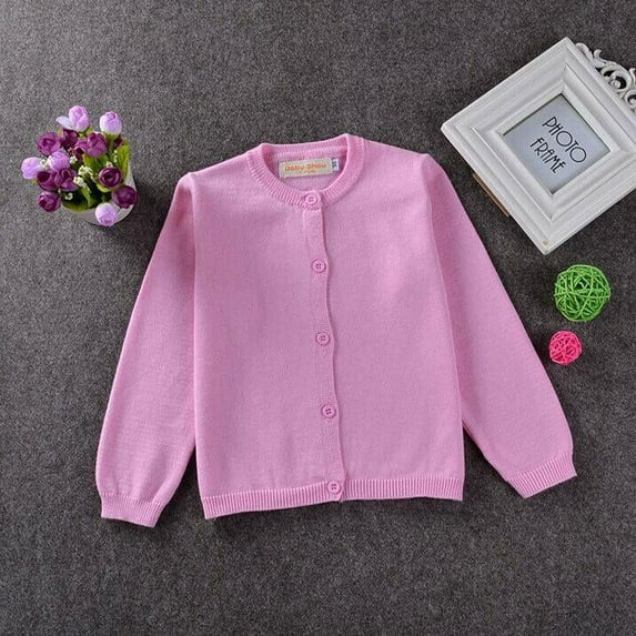 Toddler Girls Winter Warm Cardigan Sweater